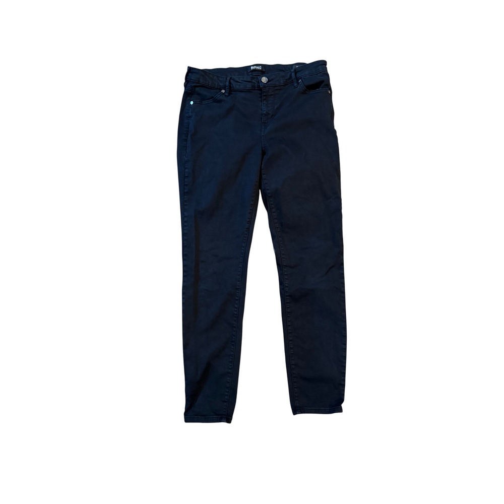 Buffalo David Bitton Vale Mid Rise Skinny Jeans Black Stretch Size 10/30